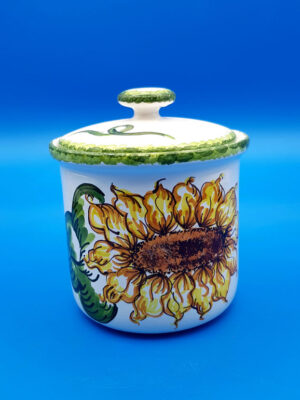 Barattolo sale pepe zucchero girasole