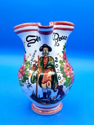 Brocca San Rocco Rosso Ceramica
