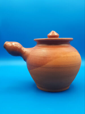 Cuocipatate da camino in terracotta