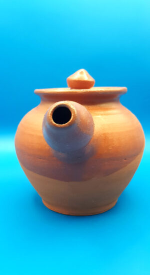Cuocipatate da camino in terracotta