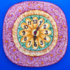 orologio-fiore-giallo-stile-graffiato_01 Orologio fiore giallo stile graffiato