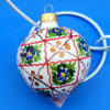 Palla di Natale Reticolata Fiorita
