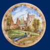 Piatto pergamena "Serenità della natura"