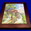 quadro-paesaggio-di-montagna-cornice-legno-pregiato_02 Quadro paesaggio di montagna cornice legno pregiato