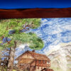 quadro-paesaggio-di-montagna-cornice-legno-pregiato_05 Quadro paesaggio di montagna cornice legno pregiato