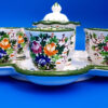 Servizio caffè 6 tazzine colore verde e blu