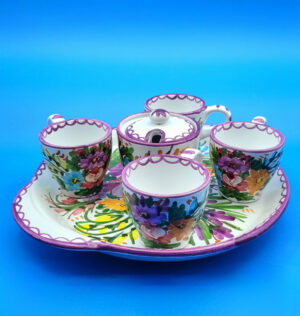 Servizio caffè Fioraccio viola