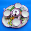 Servizio caffè Fioraccio viola