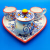 Servizio caffè "Romeo & Juliet" 2 tazzine + zuccheriera