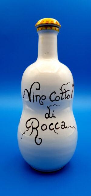 Servizio vino cotto 4 bicchieri + bottiglia 1 L
