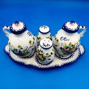 Set Olio, Aceto, Sale e Pepe
